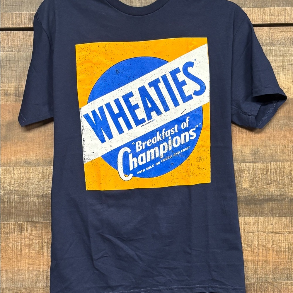 Wheaties Cotton Graphic T-Shirt Unisex Medium NWOT